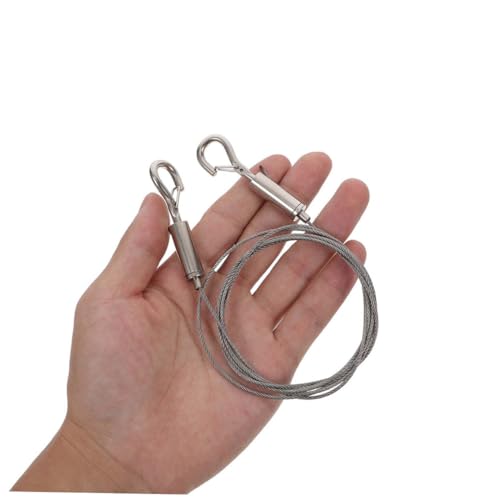 Image of DOITOOL 2pcs Picture Hanging Wire: Heavy Duty Adjustable Hardware for Hanging Pictures Paintings Artwork and Mirrors on Walls Stainless Steel Cables Rope