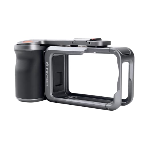PGYTECH DJI Osmo Action 6�p �J�����P�[�W �R�[���h�V���[ �������c���� �t���b�v�g�b�v�� �����|�[�g ���������܂܃o�b�e���[�����\ (�X�g���[�g�v�� �O���b�v�L�b�g)