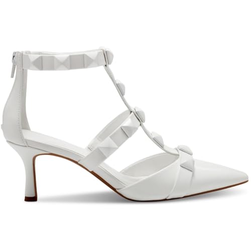 Cufflinks Inc. INC Womens Gilana Ankle Strap Pointed Toe Pumps White 6.5 Medium (B,M)2