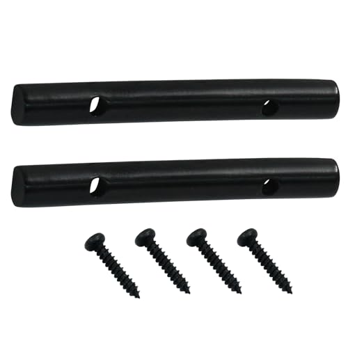 Guitar String Retainer Bar 45MM Metal String Tension Bars - 2 PCS Black