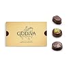 Godiva Gold Dark Chocolate Gift Box, Belgian Dark Chocolates with Pralines, Ganaches & Caramels, Gourmet Gift for Birthdays, Holidays, Kosher, 15 Pc