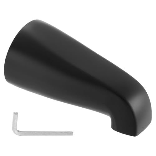 uxcell Black 1/2-Inch Tub Spout