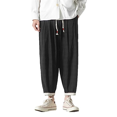 Pantalon de jogging retro grand confort en taille 4XL pour homme actif