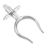 SHINEOFI Scalmo per Remi in Acciaio Inossidabile Argento Supporto Solido e Compatibilità Versatile per Barche da Pesca e Scialuppe in Operazioni di Salvataggio