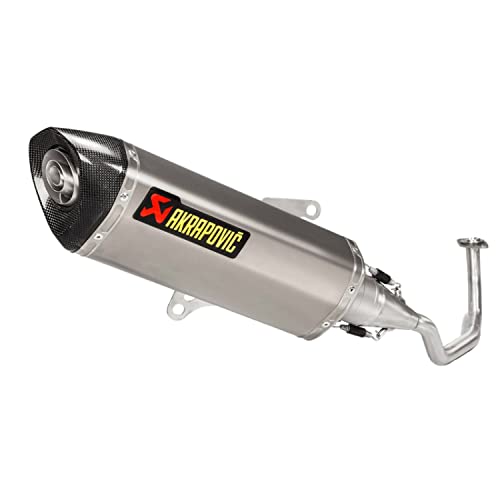 POT MAXISCOOTER AKRAPOVIC POUR YAMAHA 125 XMAX ABS +2020 (SILENCIEUX SEUL SILVER) (S-Y125SO5-HRSS-1) (HOMOLOGUE CE)