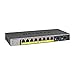 Price comparison product image NETGEAR 10-Port PoE Gigabit Ethernet Smart Switch (GS110TP) - Managed, with 8 x PoE+ @ 55W, 2 x 1G SFP, Optional Insight Cloud Management, Desktop or Wall Mount, and Limited Lifetime Protection
