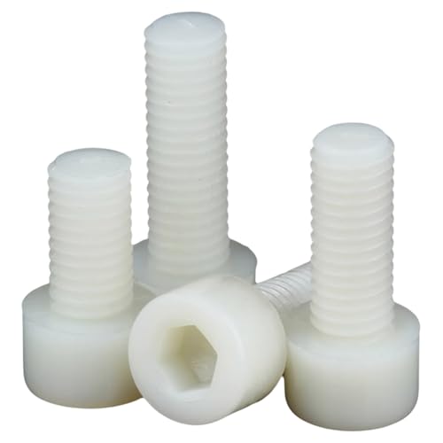 Kit fixation résistant aux produits chimiques avec vis hexagonale M5 nylon - 2