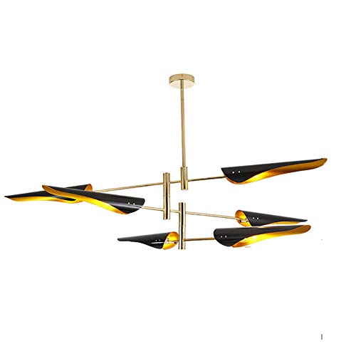 Luminaire suspendu d'avion 6 lumières pour éclairer un grand couloir