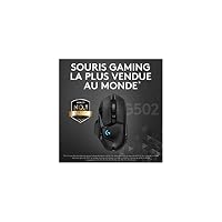 Logitech G502 HERO High-Performance Gaming-Maus mit HERO 25K DPI optischem Sensor, RGB-Beleuchtung, Gewichtstuning, 11 programmierbare Tasten, anpassbare Spielprofile, PC/Mac - Schwarz – Ansicht 2