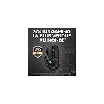 Logitech G502 HERO High-Performance Gaming-Maus mit HERO 25K DPI optischem Sensor, RGB-Beleuchtung, Gewichtstuning, 11 programmierbare Tasten, anpassbare Spielprofile, PC/Mac - Schwarz – Bild 2