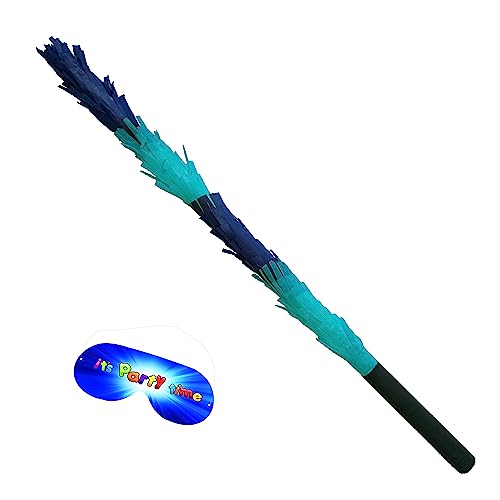Boogie Woogie Pinatas Bâton bleu et bandeau pour les yeux