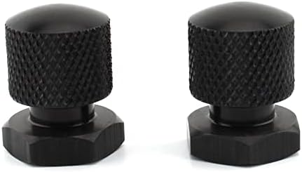 FINMOKAL Pair Seat Mounting Nuts Bolts For Harley Road King Fat Boy Electra Glide Softail