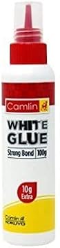 Camlin White Glue Strong Bond 100 Grams Bottle - India 3.5 oz - Glue - Gum