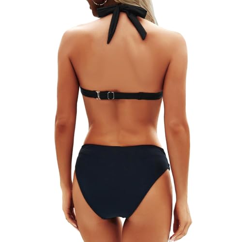 Ensemble De Bikini Taille Haute Imprimé Rétro pour Vos Vacances