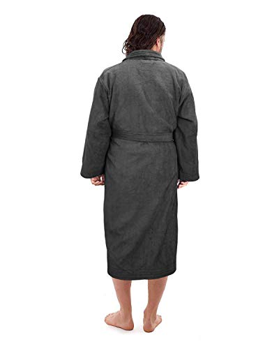 Marquess All-Cotton Bathrobe Thick Plush Cloth Housecoat Terry Toweling, Sweat Steaming Clothes Comfortable & Warm4