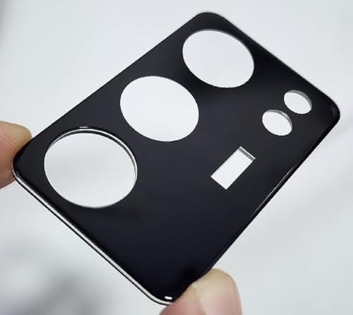 Image of ZARALA Glass Camera Lens Protector For Vivo V29 Pro[9H Hardness] [6D Lens Protector ] [Easy Installation] Black (Vivo V29)