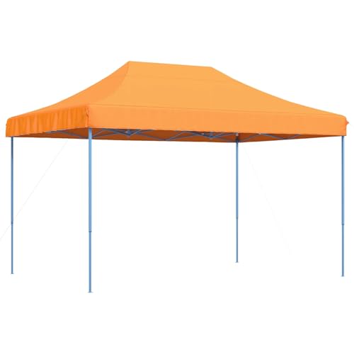vidaXL Carpa de Fiesta Naranja 279x410x315 cm Tela Oxford, Jardín y Terraza, Carpa para Eventos, Toldos Portátiles para Exteriores, Marquesina Resistente al UV, Montaje Rápido, Resistente al Viento