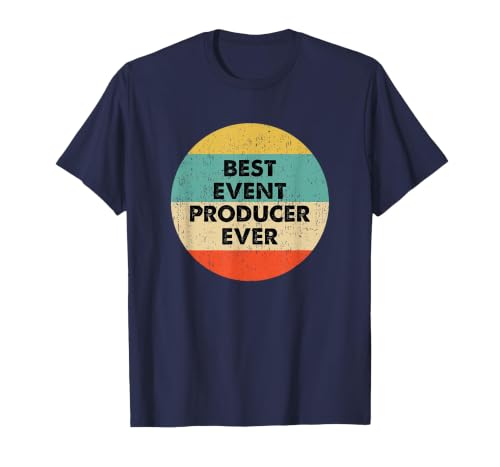 Event Producer Shirt | Best Event Producer Ever T-Shirt, Men, Navy Blue, 6X-Large