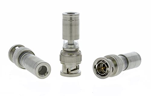 Connecteurs RG59 compression Ideal Insite pour reparer les interferences audio lot de 15 argent
