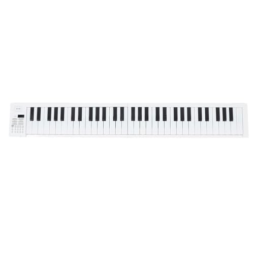 Wakects 61 CLÉ CHARVE PIANO PIANO PORTABLE VOLAGE MUSIQUE ÉLECTRIQUE AVEC PÉDAL MIDI, CLÉ...