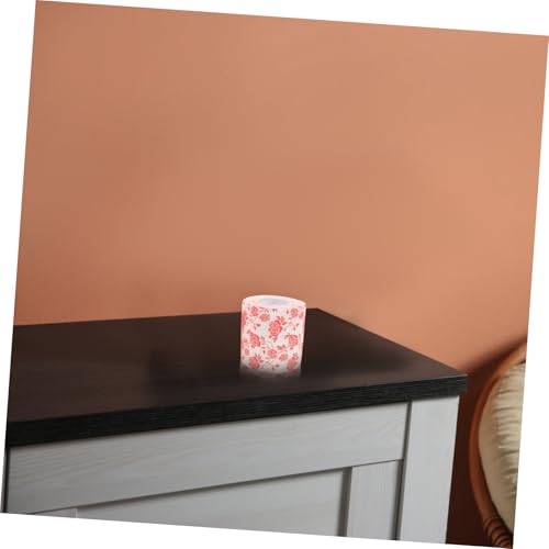 Papel higiénico decorativo de rosas para baños y celebraciones 5