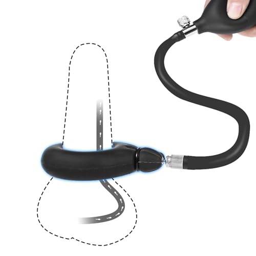 Inflatable Penis Gag Cockring for Men Testicle Toys CBT Penis Ring BDSM