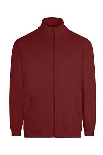 Sweat Mukua SZ270U cramoisi une coupe unisexe aux finitions premium
