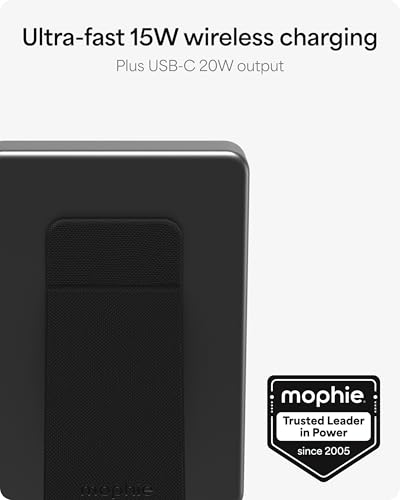 Image of mophie Powerstation Wireless Slim with Stand 10,000mAh Power Bank