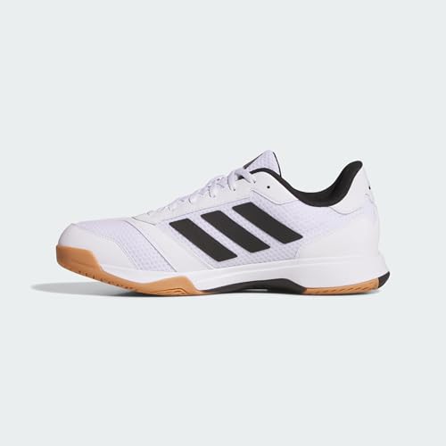 adidas Herren Ligra 8 Mens Indoor Shoes, Cloud White/Core Black/Cloud White, 42 2/3 EU