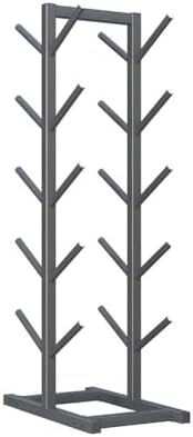 Metal Skateboard Storage Rack - Floor-Standing Organizer for Snowboards, Skis, Longboards, Electric Skateboards - Space-Saving Sports Equipment Solution