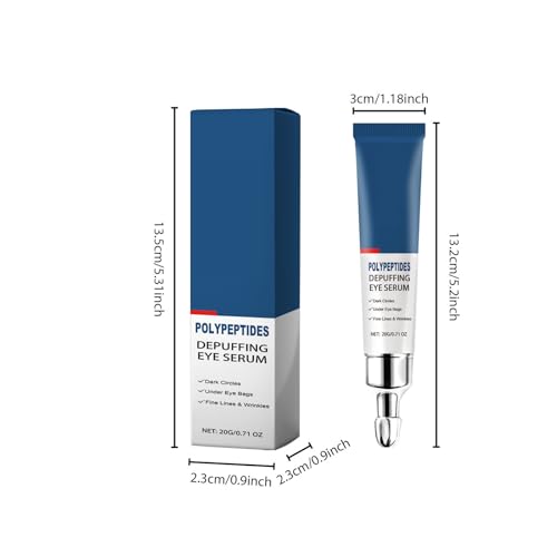 PTOSYAPE Polypeptides Depuffing Eye Cream, Eyelid Lifting Cream, Awaken Peptide Lifting Eye Gel, Peptide Depuffing Eye Serum, Moisturizing, Reducing Fine Lines, Suitable for Man and Woman - Image 3