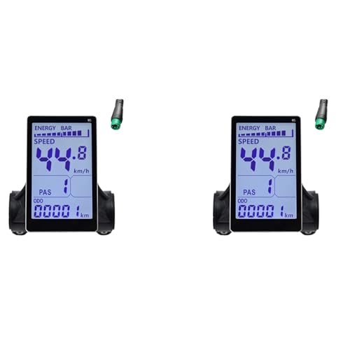 QAWIHTFURD 2X M5 �d�����]�� LCD �f�B�X�v���C ���[�^�[ 24V 36V 48V 60V E �X�N�[�^�[ LCD �p�l�� �X�N���[�� �}�E���e���d���o�C�N�p �i5PIN�j