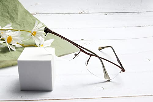 Image of Eyekepper 4-Pack Quality Half-Rim Reading Glasses Readers with Spring Hinges Include Computer Readers for Women Men