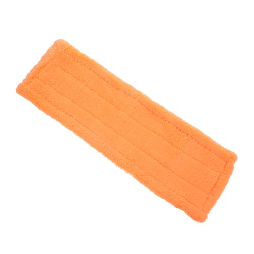 VALICLUD Recambio Paño Fregona Microfibra Coral Naranja para Limpieza Lavado y Alta Absorción Polvo y Suciedad