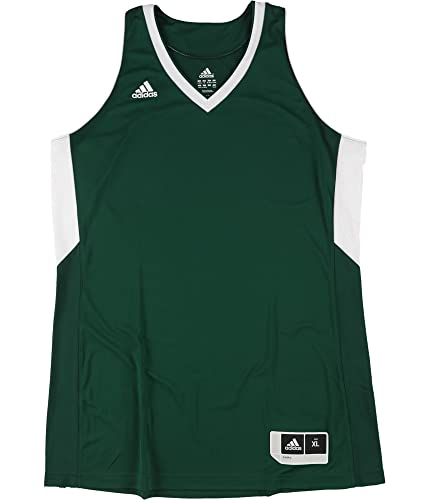 Maillot de basketball femme adidas vert et blanc taille M