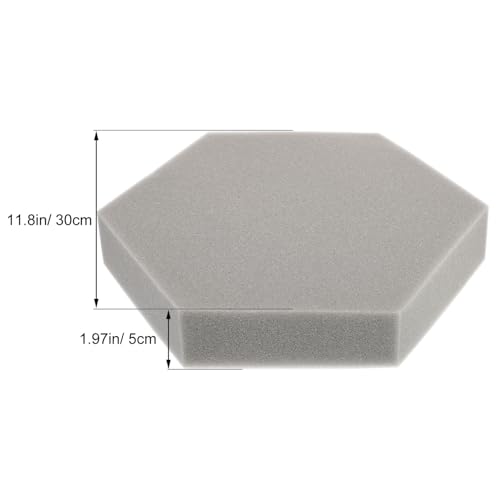 Paneles acústicos hexagonales HANABASS 6 piezas, alta densidad, tratamiento acústico para oficina en casa, resistente al fuego, absorbentes de sonido para habitaciones miniatura 2