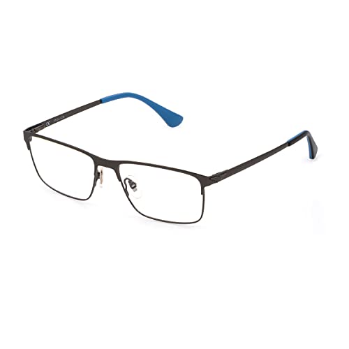 Police Vpld06 Lunettes de soleil haut de gamme finition masculine noire