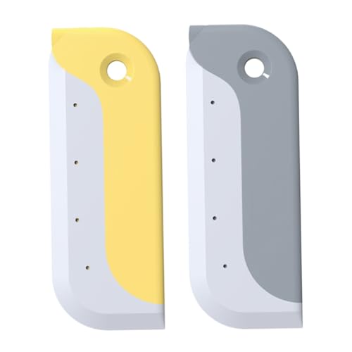 DONFAMDS 2個 小型ミニスクイジー 窓用ガラスドアシャワークリーナー 家用軽量水切りワイパー 鏡 浴室 キッチン多用途掃除ツール