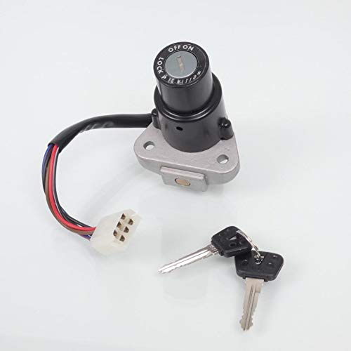 Neiman contacteur à clé Brazoline compatible avec Moto Yamaha 125 DT 1987 34Y-82501-00/6 fils