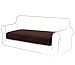 TIANSHU Housse de Coussin Extensible Coussin de canapé Housse de Protection pour Meubles Housse de siège de canapé pour canapé Housse de Coussin 2 Place pour Chaise (2 Place, Chocolat)