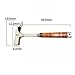 Single Angle Hammer Shockproof Square Head Hammer 45# Tool Steel Cowhide Cover Handle Strong Magnetic Sweat Absorbing Hammer
