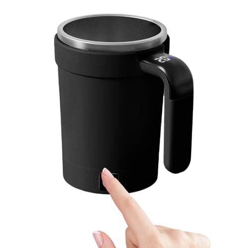 Generico Autoagitante – 380 ml | de café magnético | magnético automático para café, leche, cacao y bebidas calientes o frías | ideal como regalo de cumpleaños, regalo y viaje para U