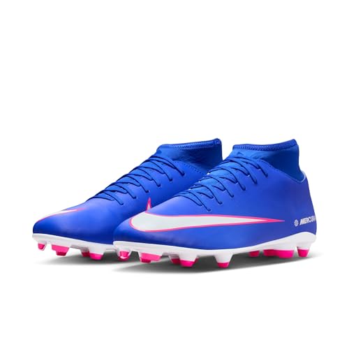 NIKE Unisex Superfly 10 Club FG/MG Chaussures de Football Racer Blue/White 44