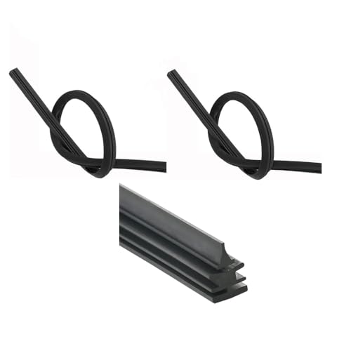2 Pcs 26 inch Refills Rubber Strips Front Windshield Wiper Blades car wiper blades rubber strip Silicone Frameless Wipers Blade Refills Hybrid Windshield Wiper Blade Refills