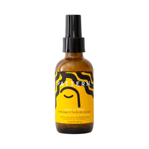 PATTERN Beauty by Tracee Ellis Ross Jojoba Hair Serum, 3.9 Fl Oz, Safflower, Jojoba, Rosehip, Olive & Lavender Oils, Lightweight Moisture Boost for Hair and Scalp Cover
