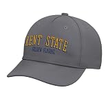 Kent State Golden Flashes | NCAA University Merch | RYLKST07 Adjustable Printed Baseball Hat, Slate Grey