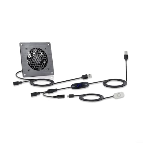 Ventilador USB de 120 mm que refrigera de forma automática y silenciosa tus equipos electrónicos