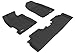 3D MAXpider Complete Set Custom Fit All-Weather Floor Mat for Select Honda Civic Models - Kagu Rubber (Black)