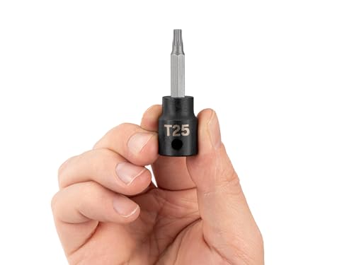 Image of TEKTON 3 /8 Inch Drive x T25 Torx Impact Bit Socket | SIB14225