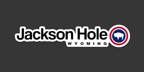Jackson Hole - Wyoming - Ski Resort Sticker with Wyoming